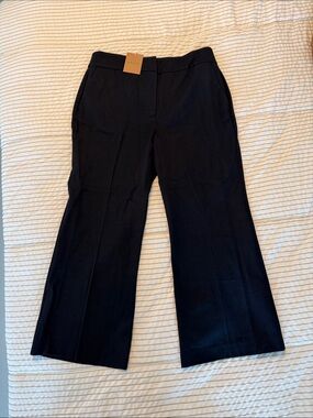 Boden Black Wide-Leg Trousers